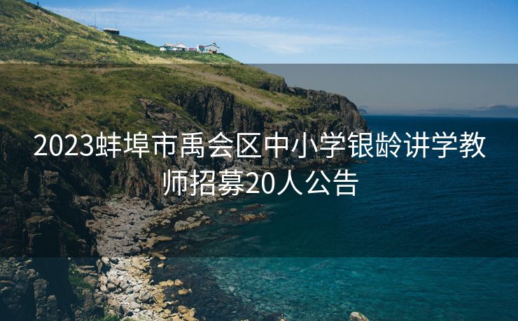 2023蚌埠市禹会区中小学银龄讲学教师招募20人公告