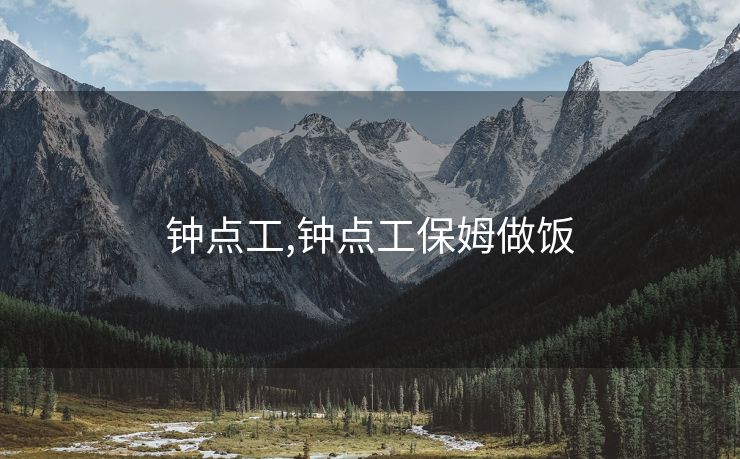 钟点工,钟点工保姆做饭