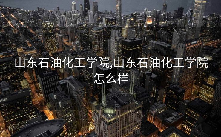山东石油化工学院,山东石油化工学院怎么样