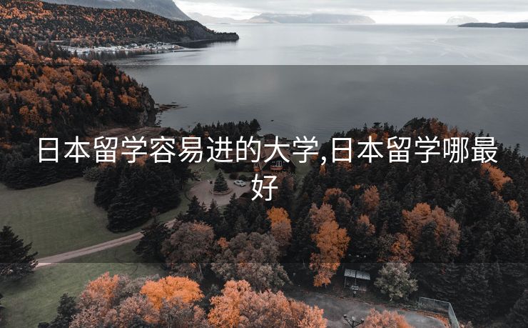 日本留学容易进的大学,日本留学哪最好