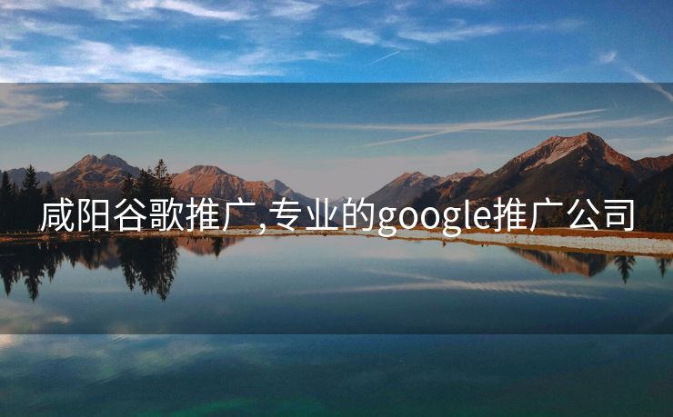 咸阳谷歌推广,专业的google推广公司