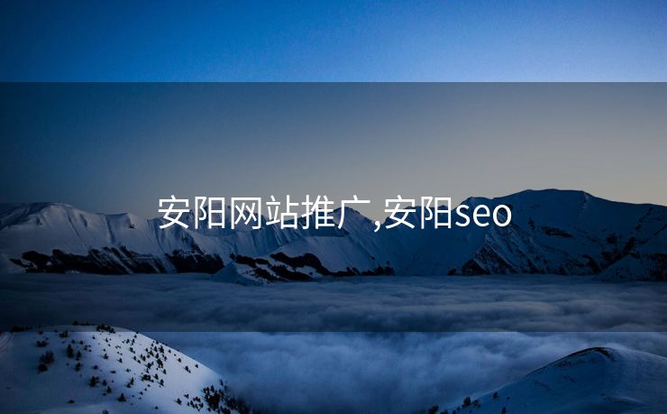 安阳网站推广,安阳seo