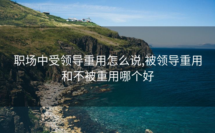 职场中受领导重用怎么说,被领导重用和不被重用哪个好
