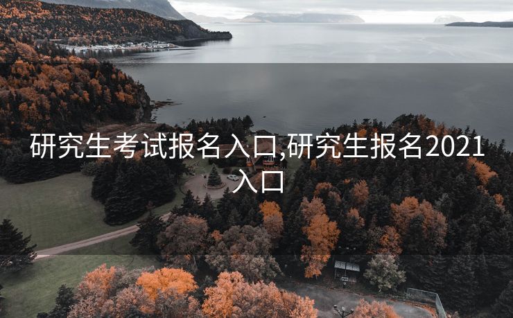 研究生考试报名入口,研究生报名2021入口