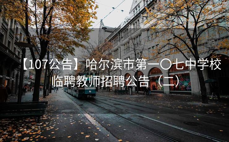 【107公告】哈尔滨市第一〇七中学校临聘教师招聘公告（二）